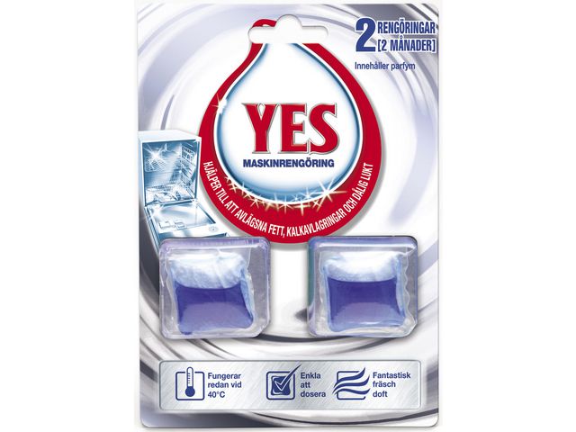 Diskmaskinsrengöring YES PowerClean 2/fp