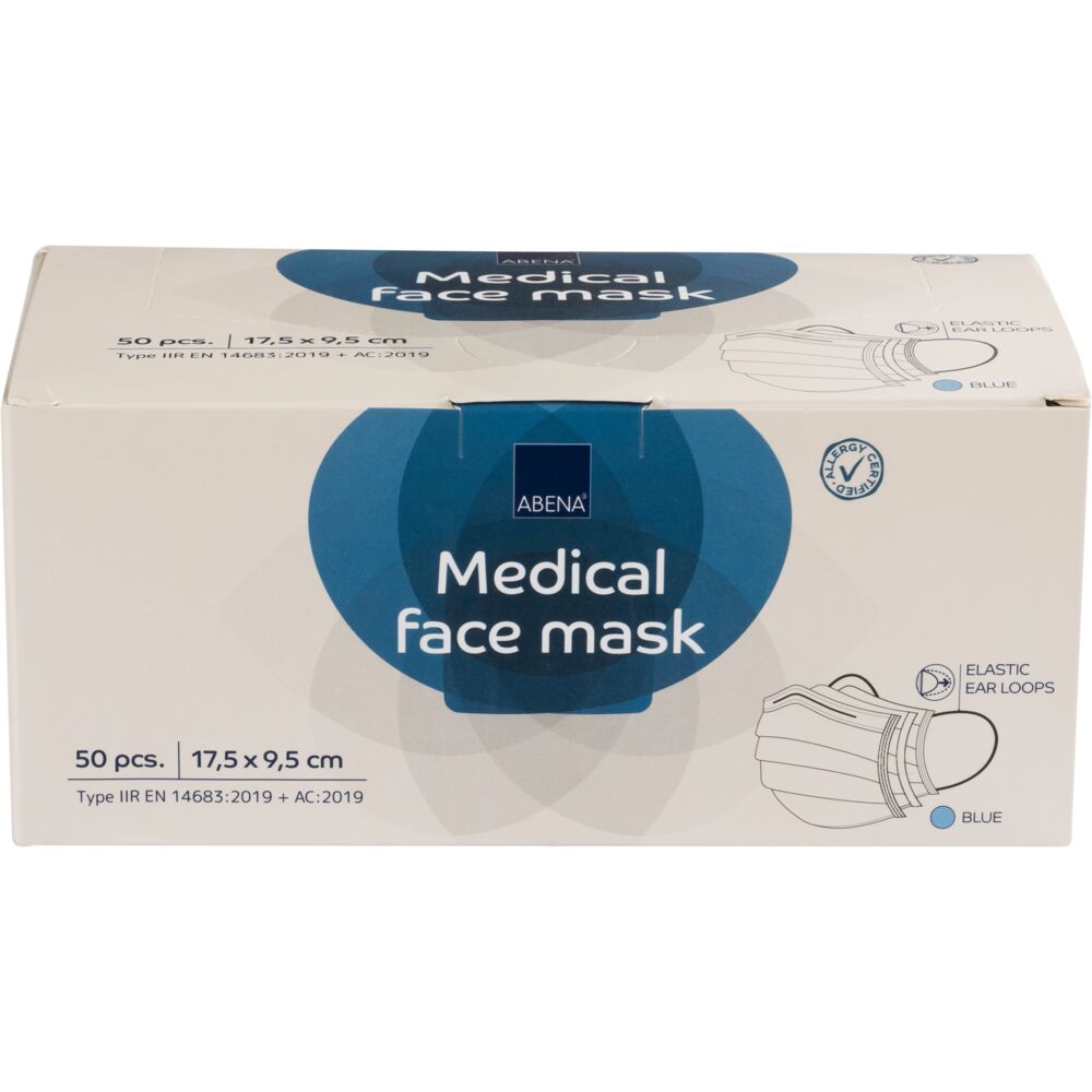 Munskydd med elastiska öronband, typ IIR 1000st