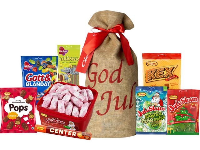 Godis Julesäck CLOETTA 1,838kg
