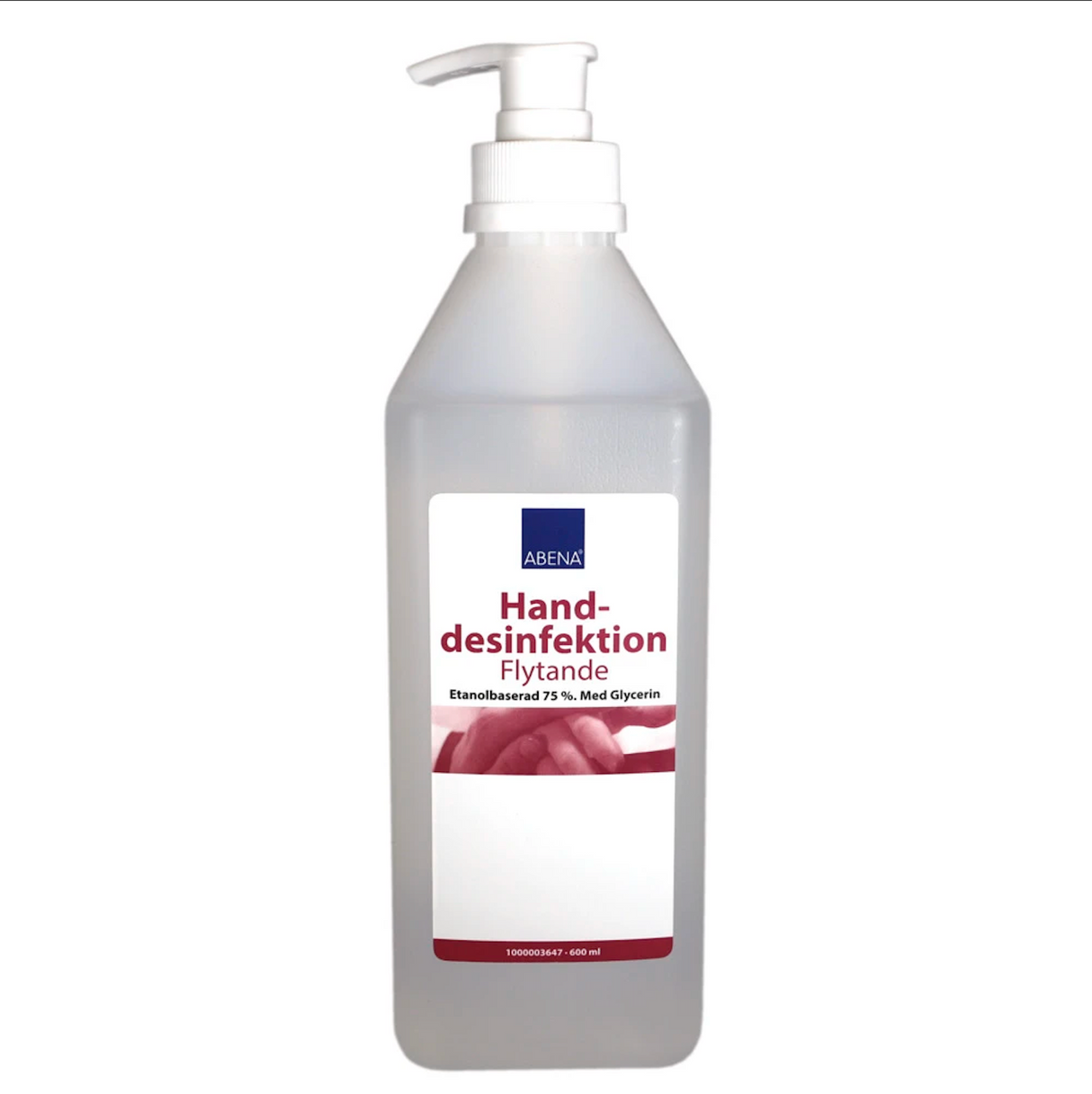 Handdesinfektion 600ml 75% flytande med pump Abena