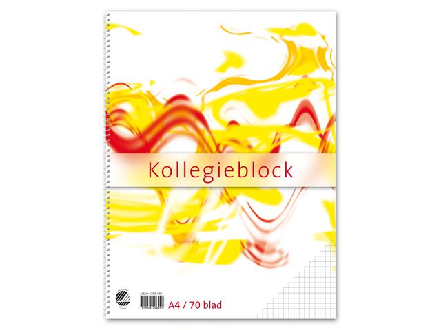 Kollegieblock A4 60g rutat TF