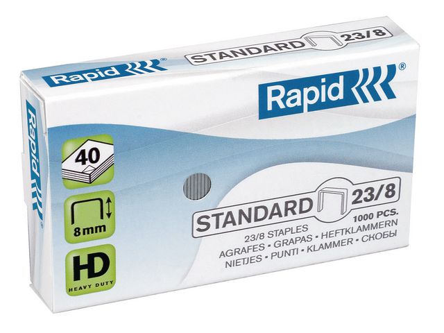 Häftklammer RAPID Standard 23/8 1000/FP