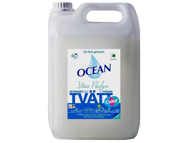 Tvättmedel OCEAN oparf. kulör 5L