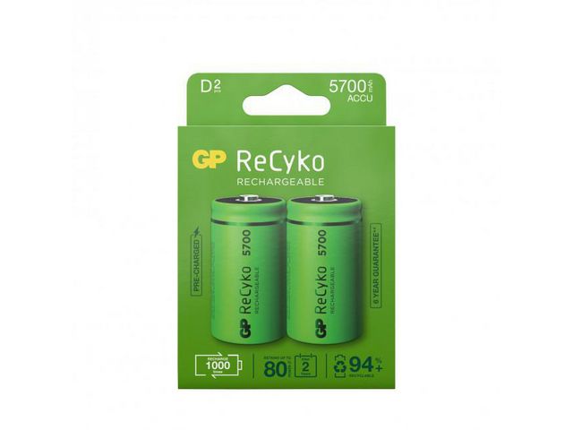 Batteri Laddbar GP Recyko D 2/FP