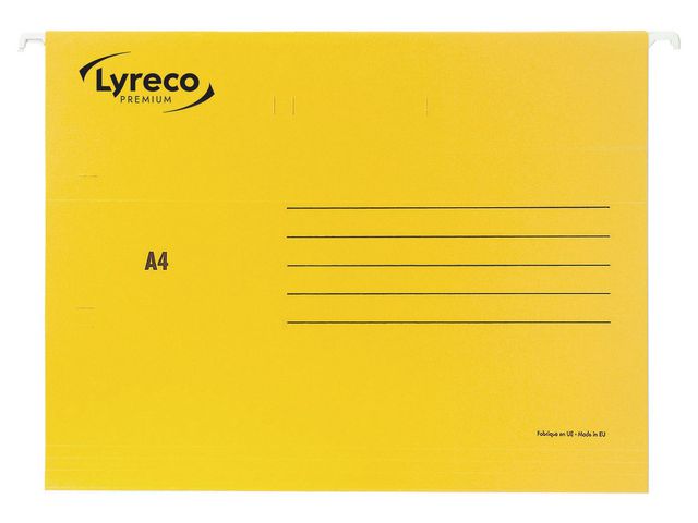 Hängmapp LYRECO premium A4 gul 25/FP