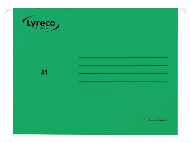 Hängmapp LYRECO premium A4 grön 25/FP