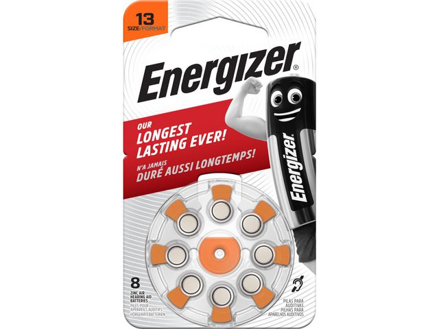 Batteri ENERGIZER hörsel 13 orange 8/FP