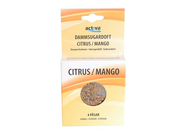 Dammsugardoftkulor Citrus Mango 4-pack