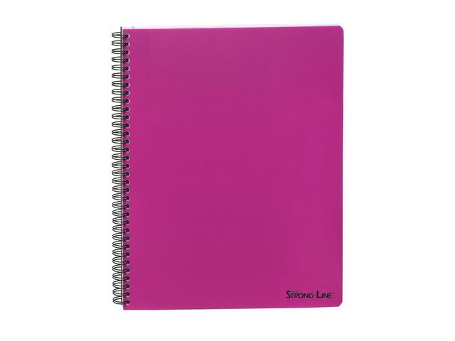 Kollegieblock BANTEX A4 PP pink