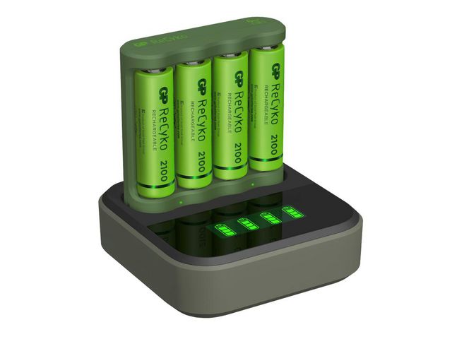 Batteriladdare GP ReCyko USB 4AA