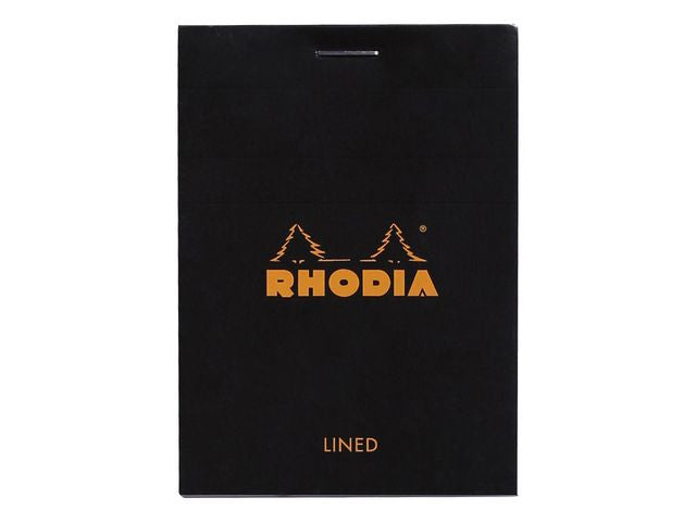 Anteckningsbok RHODIA A7 80b linj svart