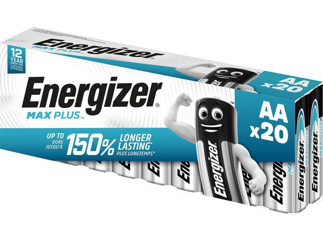 Batteri ENERGIZER Max Plus AA 20/FP