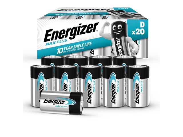 Batteri ENERGIZER Max Plus D 20/FP