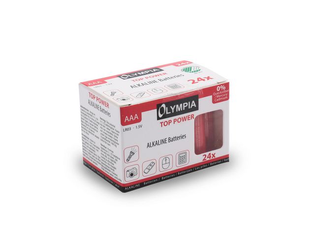 Batteri OLYMPIA AAA 24/FP