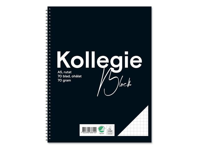 Kollegieblock FW A5 70g 70 bl rutat oh.