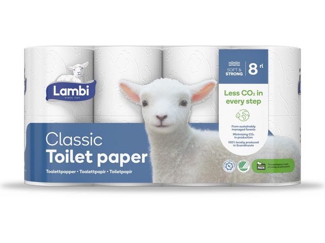 Toalettpapper LAMBI Classic 40/FP